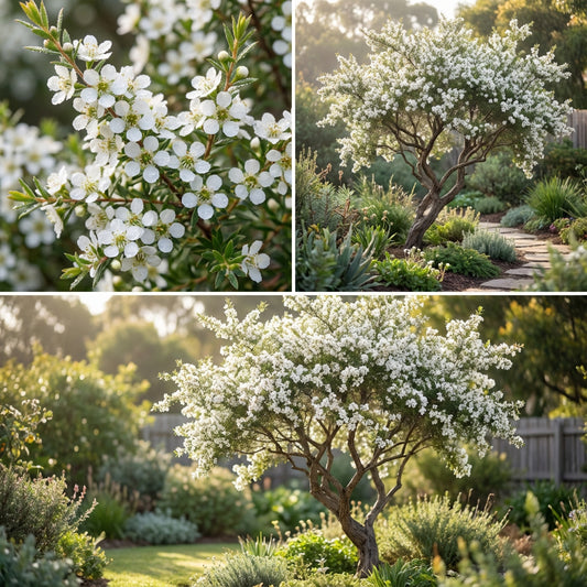 White Leptospermum Citratum Tree Planting  Seed for Beautiful Growth and Fragrant Blooms in Your Garden