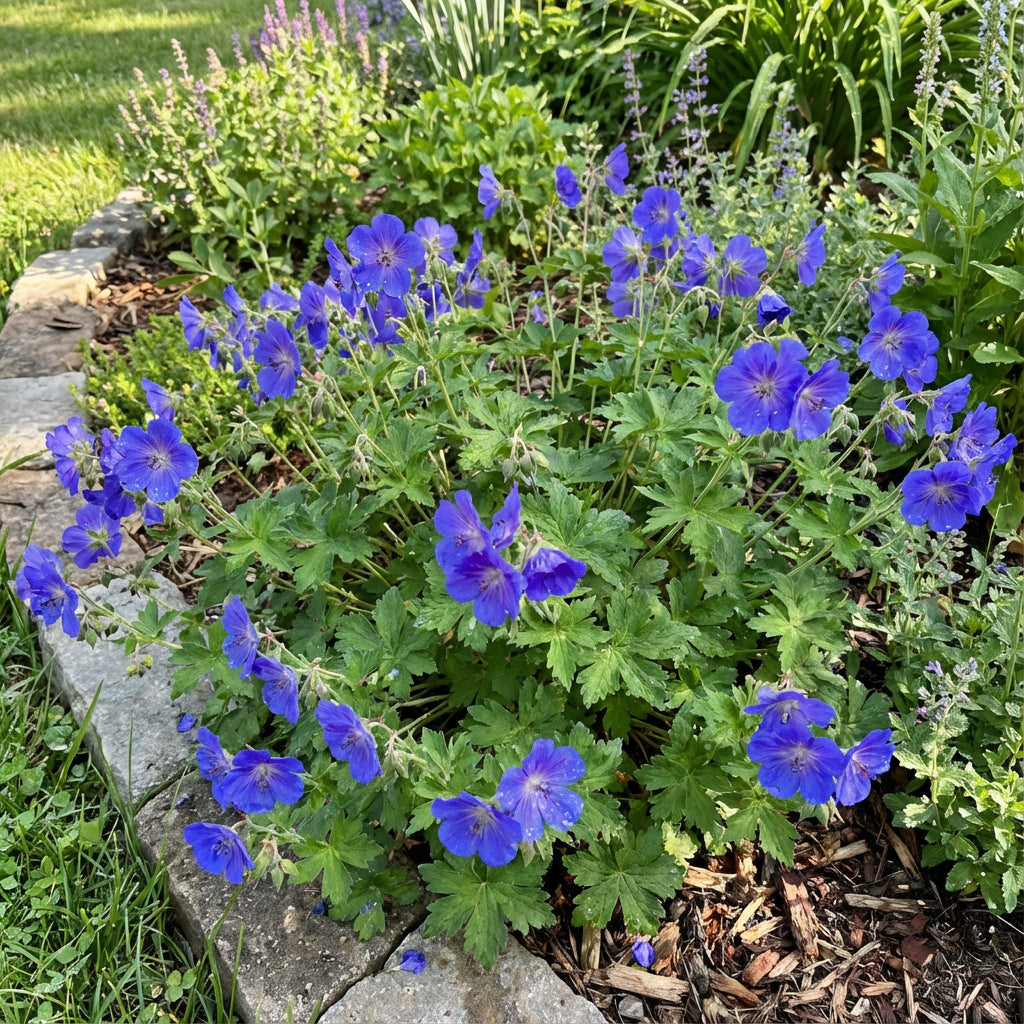 Blue Univalve Geranium Flower Seeds for Planting
