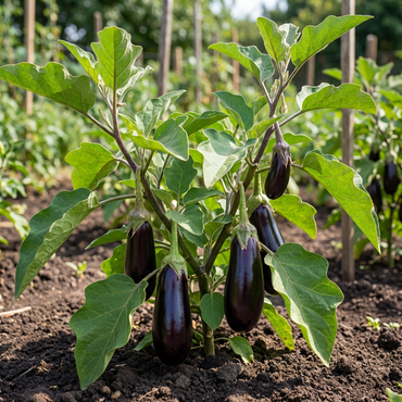 SAFLAX Eggplant Seeds for Easy Planting Grow Your Own Vegetables