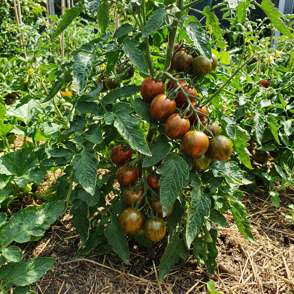 Tomate Cebra Seeds for Home Gardening