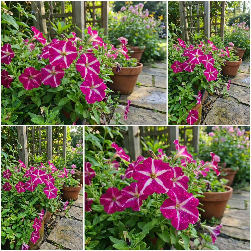 スター ペチュニア ピンク 花の種まき用 - あなたの庭に明るい花を