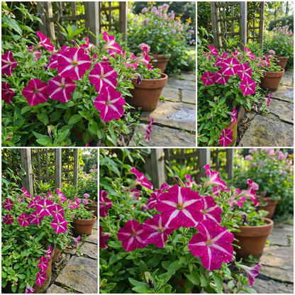 スター ペチュニア ピンク 花の種まき用 - あなたの庭に明るい花を
