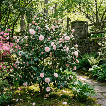 Graceful Pink Camellia Flower Seeds for Planting