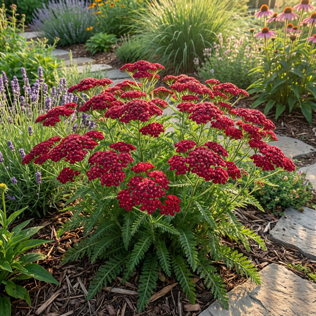 Semi di Achillea rossa per facile piantagione