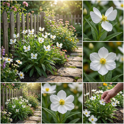 White Winged Flower Seeds for Planting  Seeds for Elegant Blooms, Ideal for Enhancing Gardens