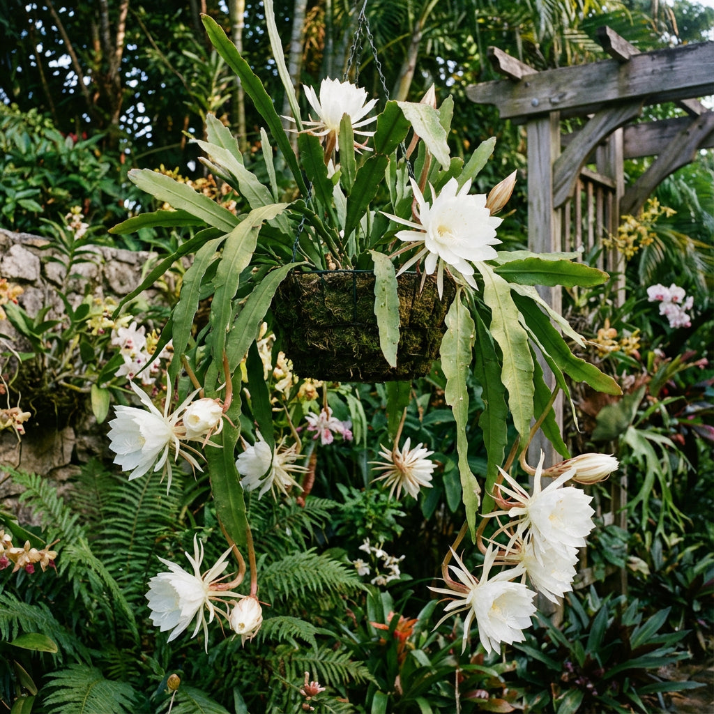 White Epiphyllum Flower Planting Seeds  Perfect for Your Garden
