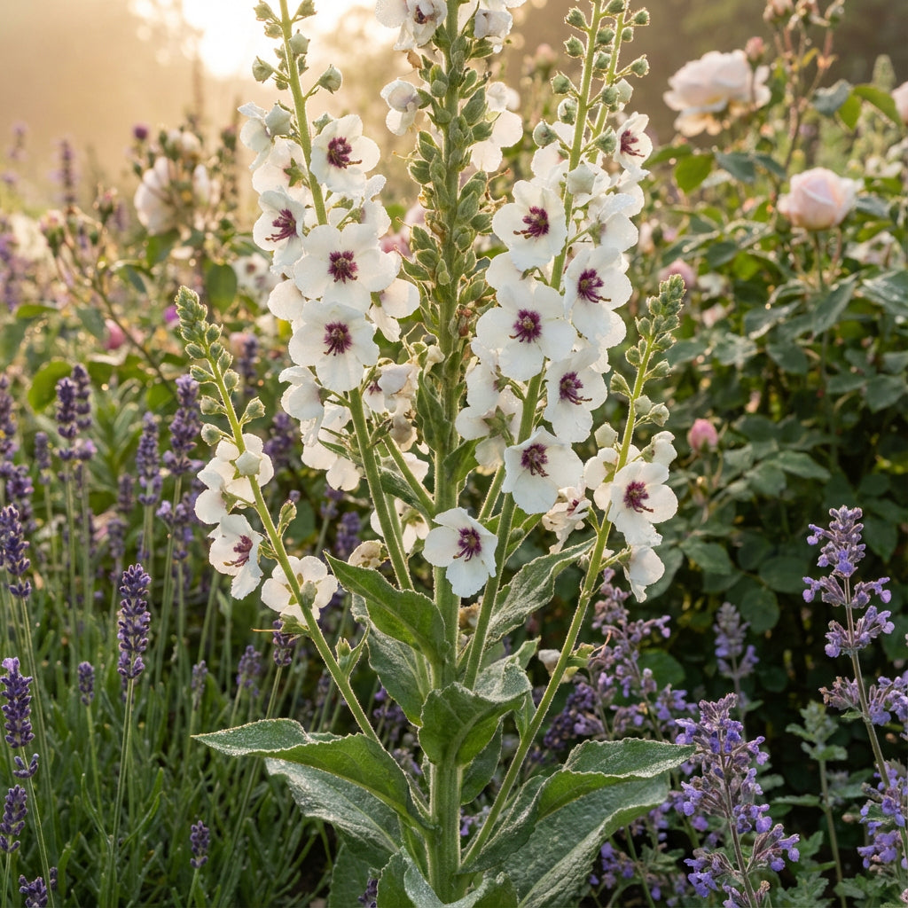 White Verbascum Bride Flower Seeds for Lush and Elegant Gardens - Seed for Exquisite Blooms