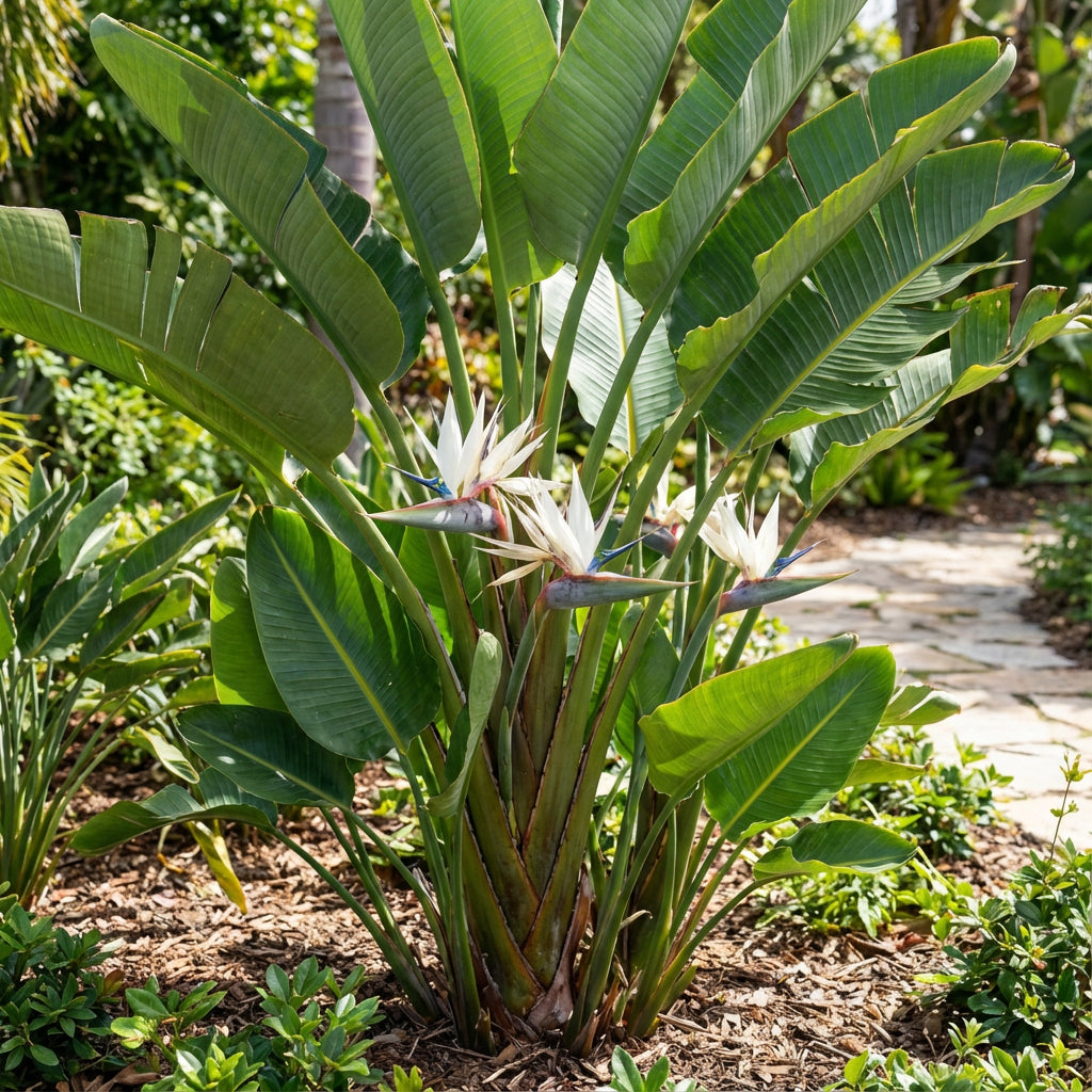 White Bird of Paradise Flower Seeds for Planting  Seed for Exquisite Tropical Blooms in Your Garden