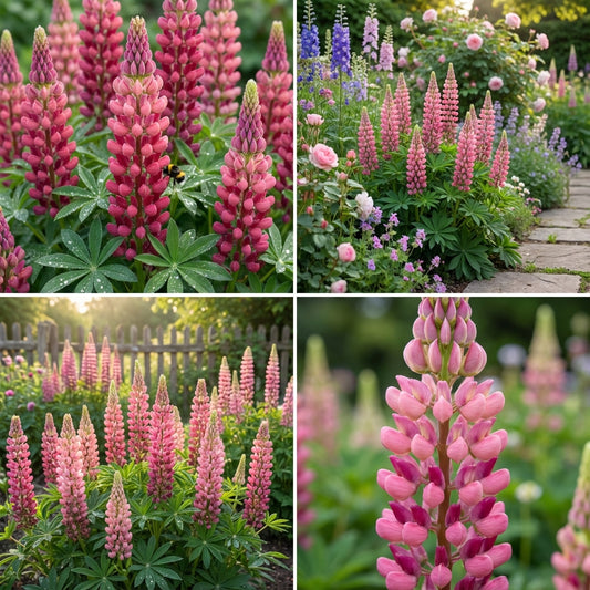 Lupine Pink Flower Seeds for Planting | Garden Bonsai Seeds