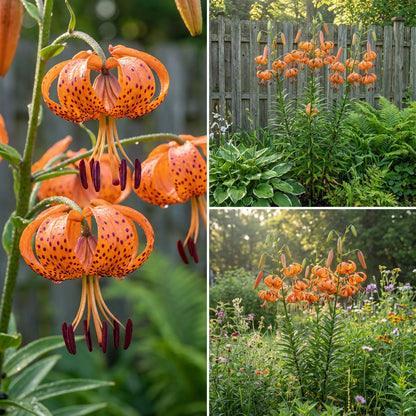 Orange Lilium Superbum Flower Seeds for Garden Planting