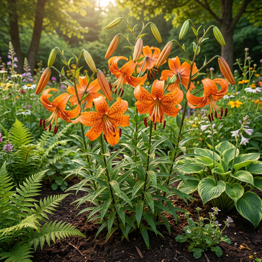 Orange Lilium Superbum Flower Seeds for Garden Planting
