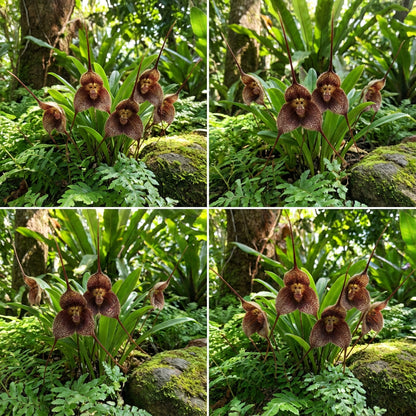 Brown Monkey Orchid Seeds for Planting | Exotic Flower Seeds