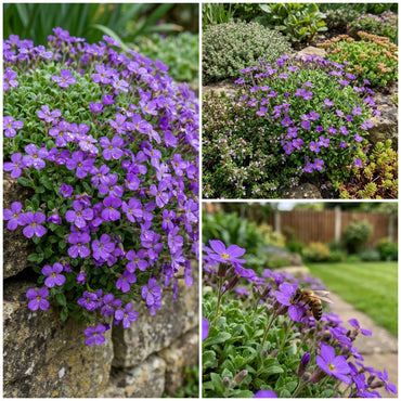 Violet Aubrieta Cultorum Flower Planting Seeds for Vibrant Gardens