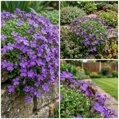 Violet Aubrieta Cultorum Flower Planting Seeds for Vibrant Gardens