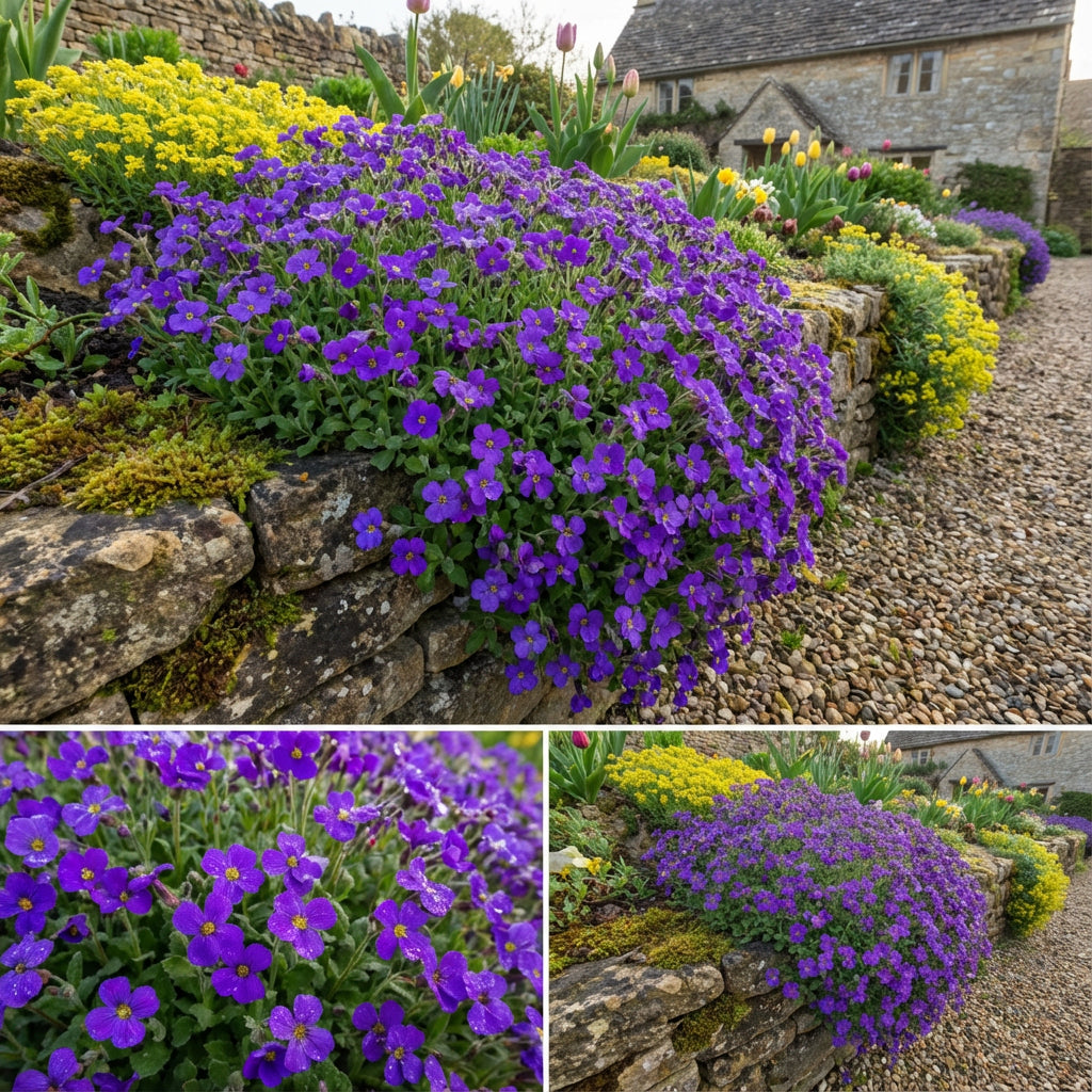 Violet Aubrieta Cultorum Flower Planting Seeds for Vibrant Gardens