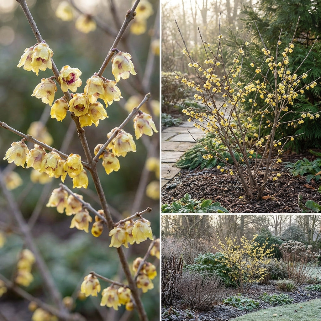 Yellow Chimonanthus Plant for Garden Planting  Seeds for Bright and Fragrant Blooms