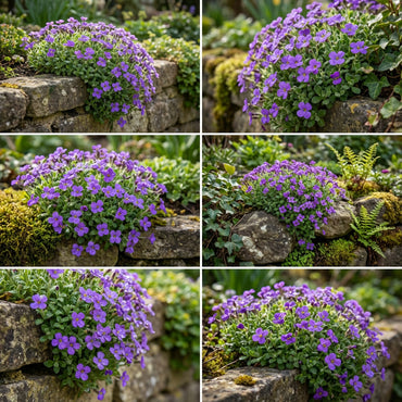 Aubrieta Purple Flower Seeds for Bold Garden Planting