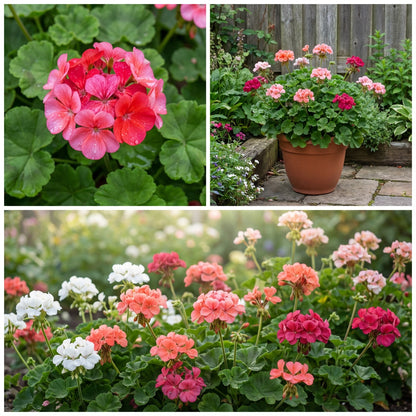 Rose Mix Geranium Seeds - Elegant Perennial Pelargonium Peltatum for Planting