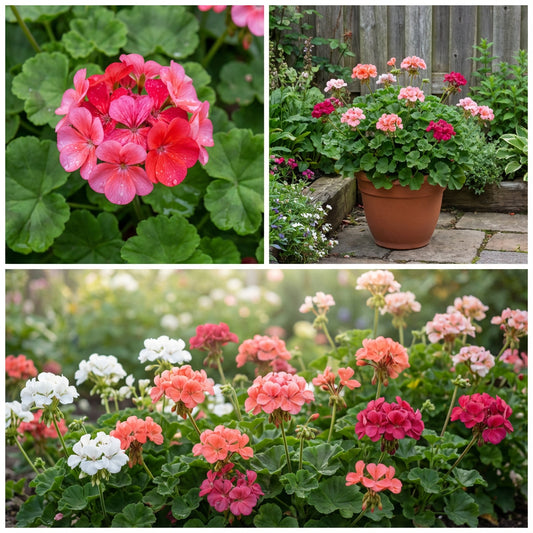 Rose Mix Geranium Seeds - Elegant Perennial Pelargonium Peltatum for Planting