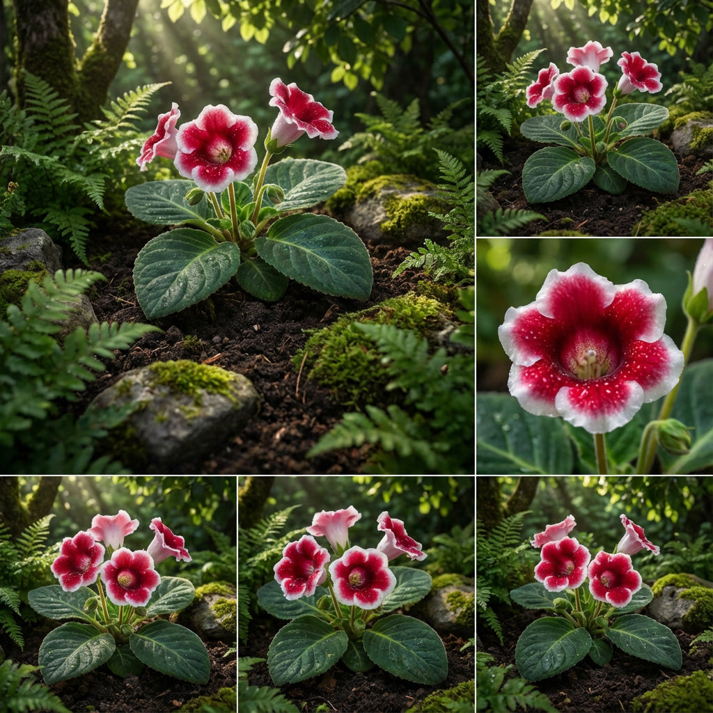 Gloxinia Seeds for Planting: Beautiful Red and White Flowers