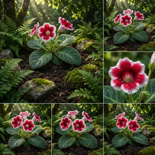 Gloxinia Seeds for Planting: Beautiful Red and White Flowers