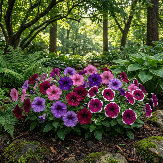 Vibrant Multi-Color Petunia Flower Seeds for Dynamic Garden Planting