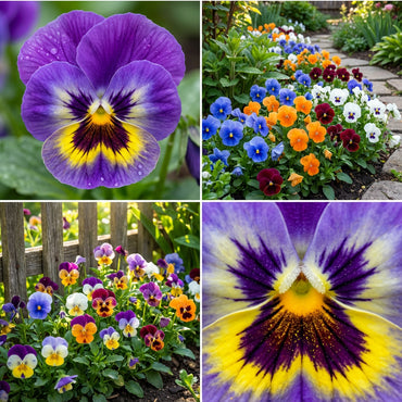 Pansy Flower Seeds: Vibrant Blooms for Enchanting Gardens and Colorful Planting Displays