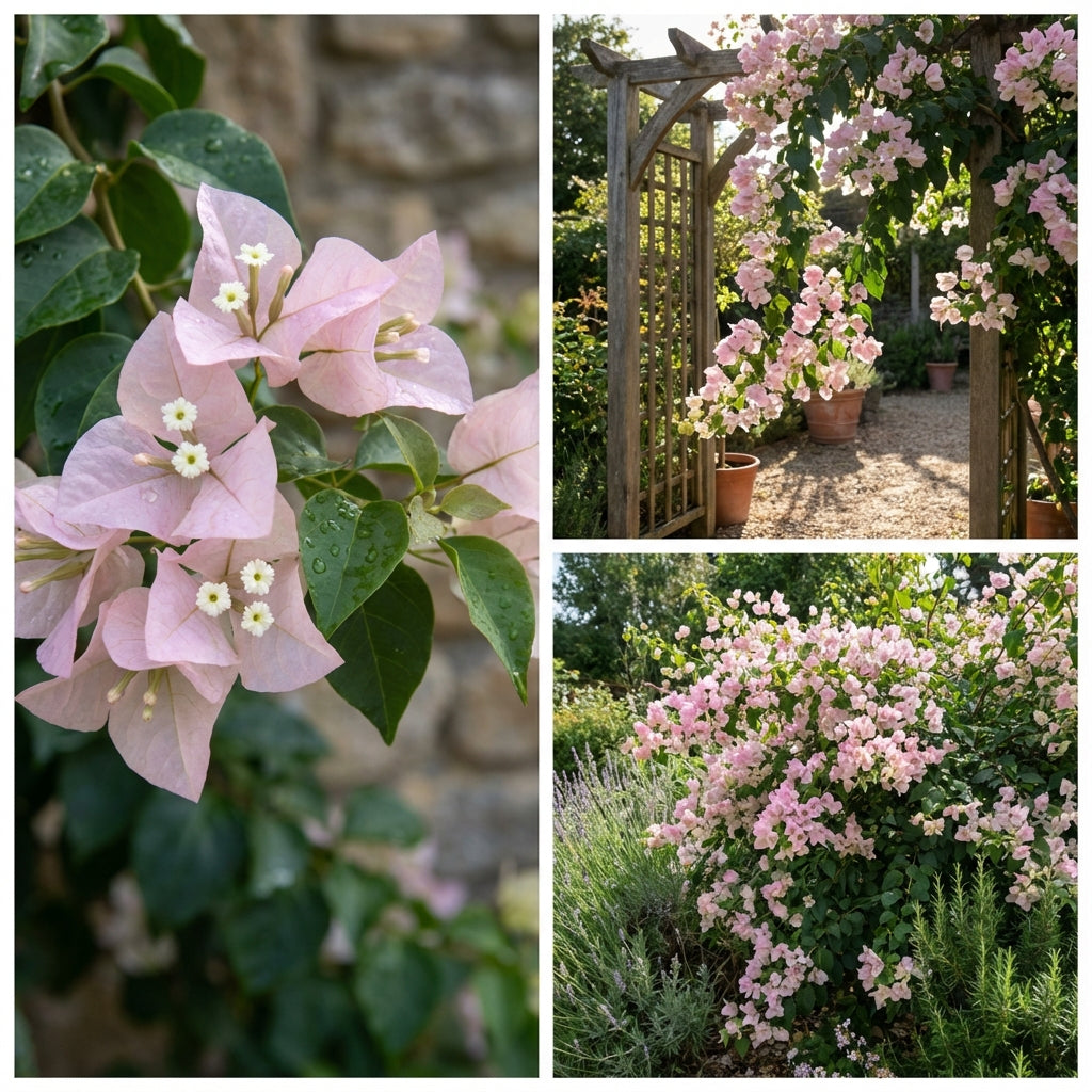 Semillas de buganvilla rosa claro para plantar - Cultiva hermosas buganvillas suaves