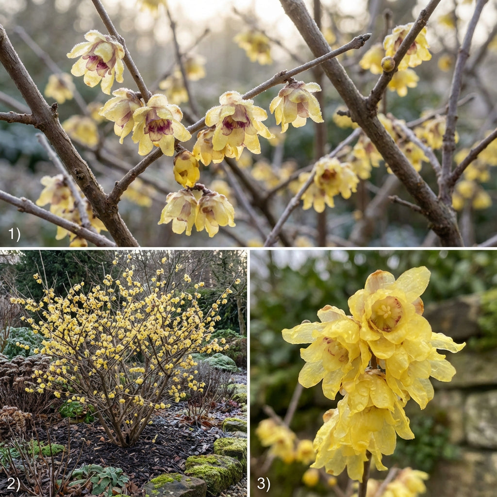Yellow Chimonanthus Plant for Garden Planting  Seeds for Bright and Fragrant Blooms