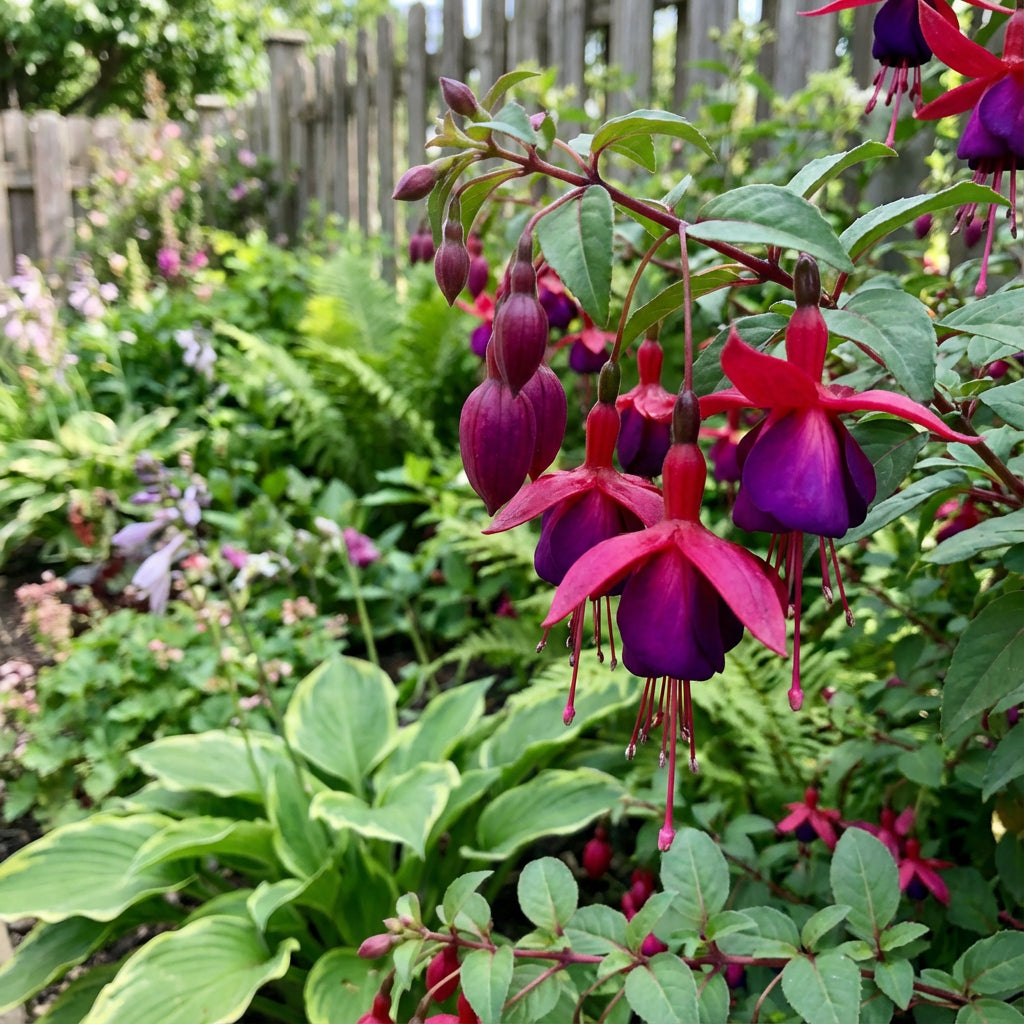 Fuchsia Flower Seeds for Planting - Stunning Purple-Red Blooms for Diverse Settings