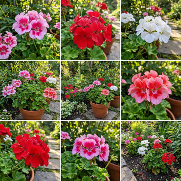 Multi-Color Geranium Flower Seeds for Unique and Dynamic Garden Planting