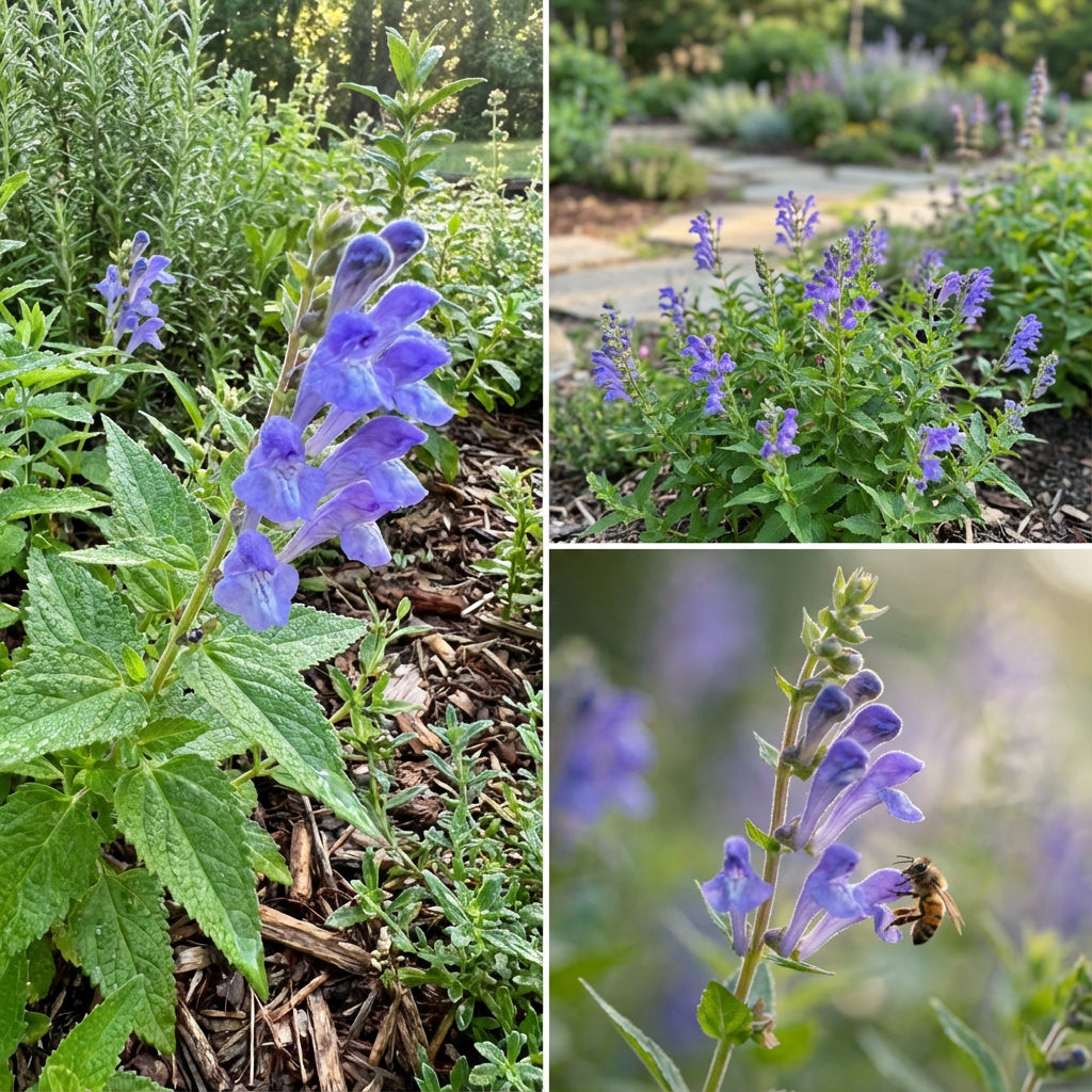 Blue Skullcap Flower Seeds for Planting