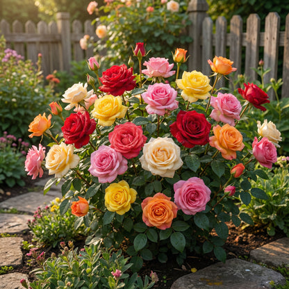 Holland Rose Flower Seeds for Planting: Vibrant Mixed Colors for a Stunning Garden Display