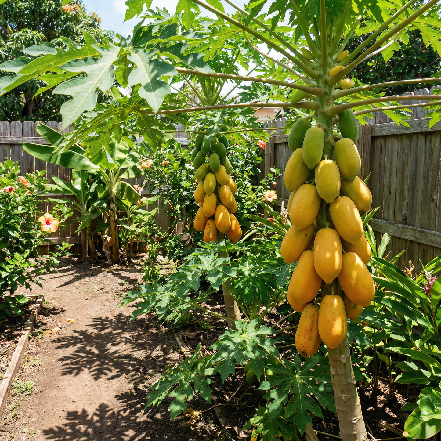 Taiwan Red Lady Papaya (Carica papaya) Fruit Seeds for Home Garden Planting