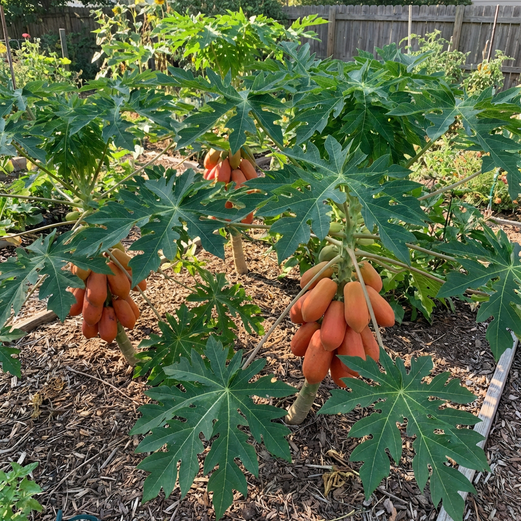 Red Lady Papaya Fruit Seeds (Carica papaya) – Tropical Fruit Plant for Warm Climate Gardens