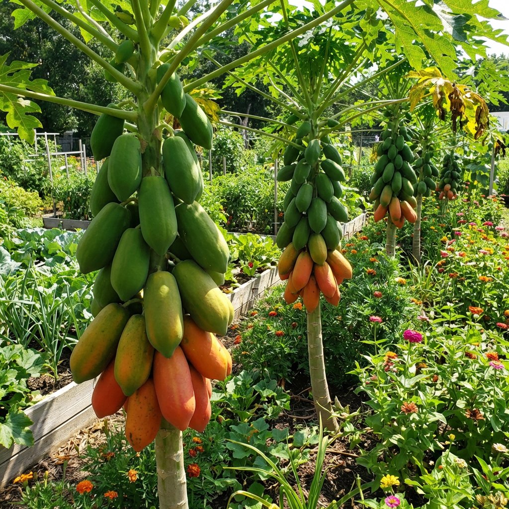 Red Lady Papaya Fruit Seeds (Carica papaya) – Tropical Fruit Plant for Warm Climate Gardens