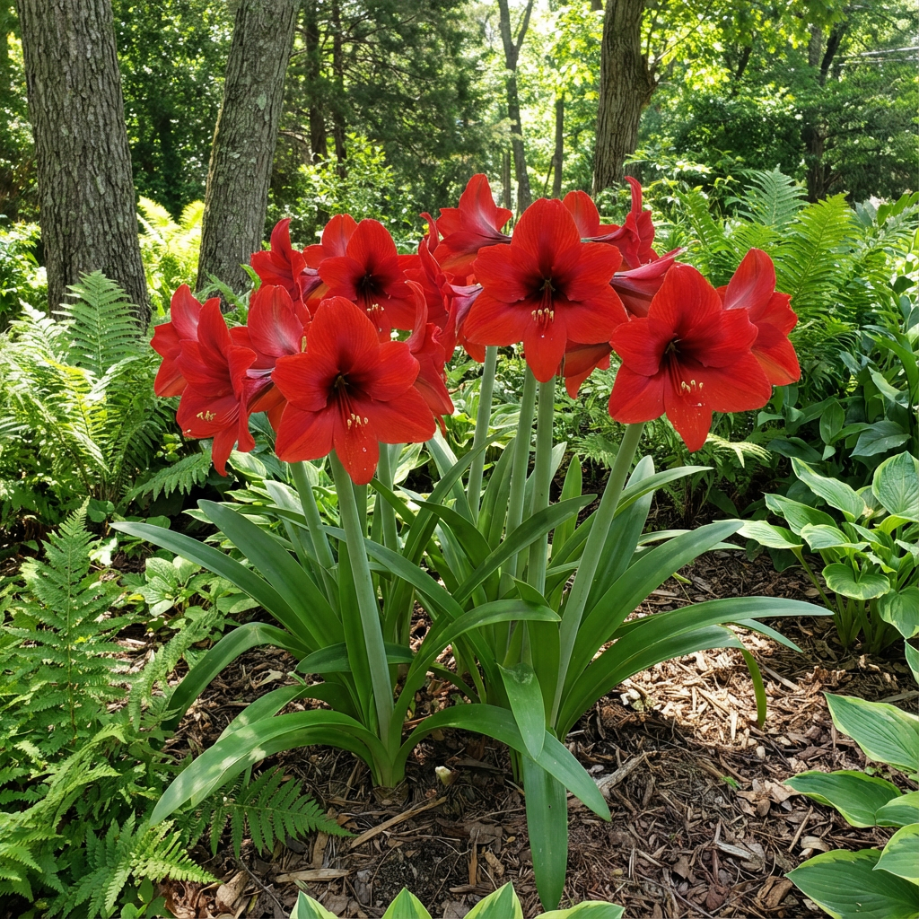 Semillas de Flor Roja de Hippeastrum Rutilum para Plantación Vibrante