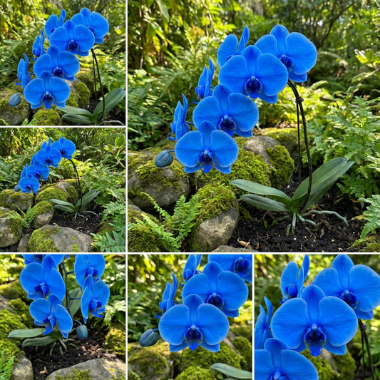 Blue Phalaenopsis Orchid Seeds for Exotic Flower Planting