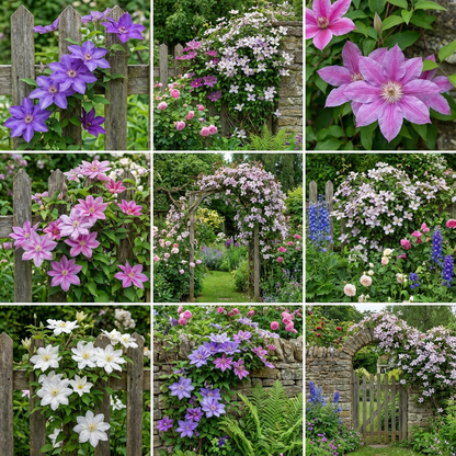 Clematis Flower Seeds for Planting - Climbing Beauty