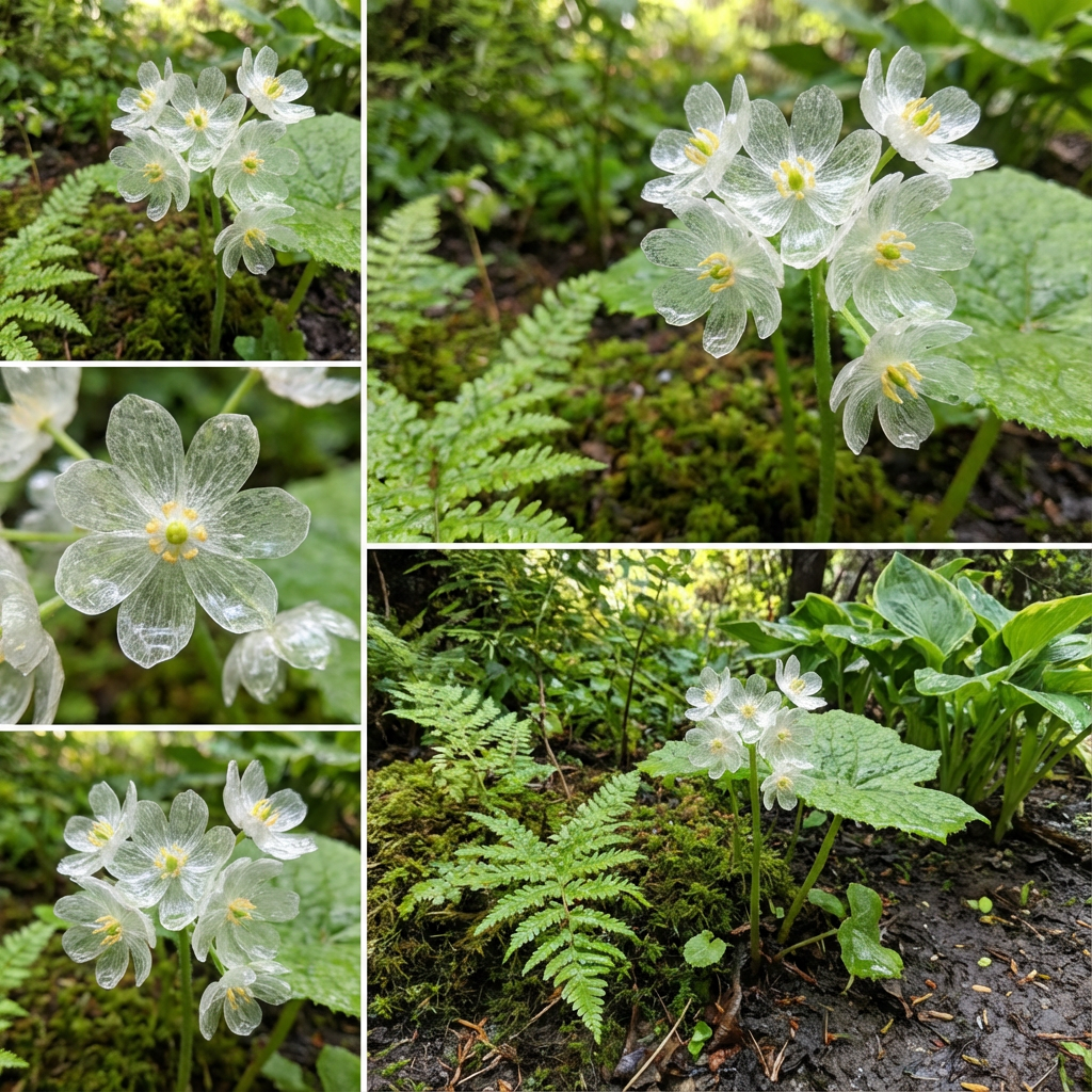 Diphylleia Grayi Seeds – Skeleton Flower Seeds for Magical Shade Gardens –  Pure Asia Seeds