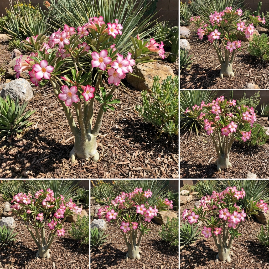 Adenium Obesum Flower seeds for Planting Bright Blooms Heirloom & GMO Free Seeds for Home Garden 
 
 Sale