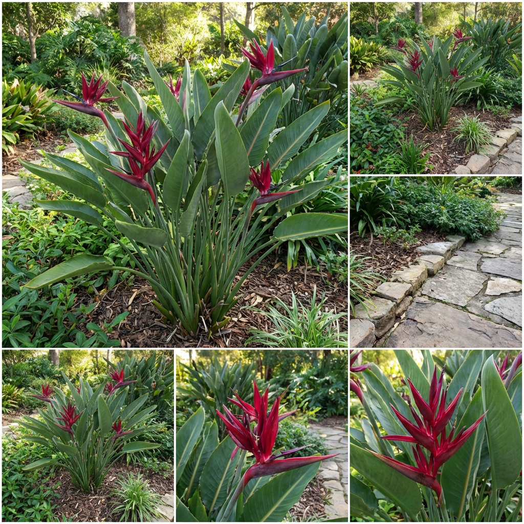 Red Strelitzia Seeds - Tropical Flower for Planting