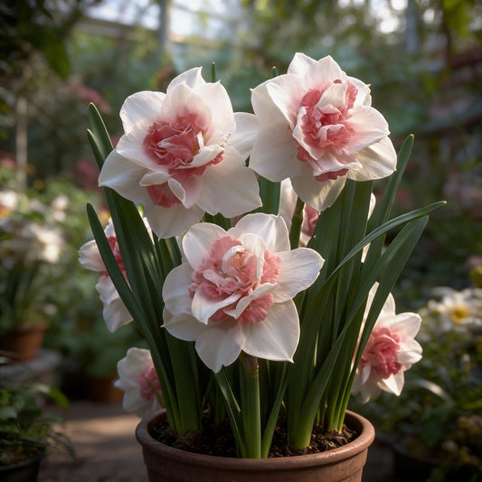 Narcissus Flower Seeds for Planting - White Pink Varieties for Stunning Gardens