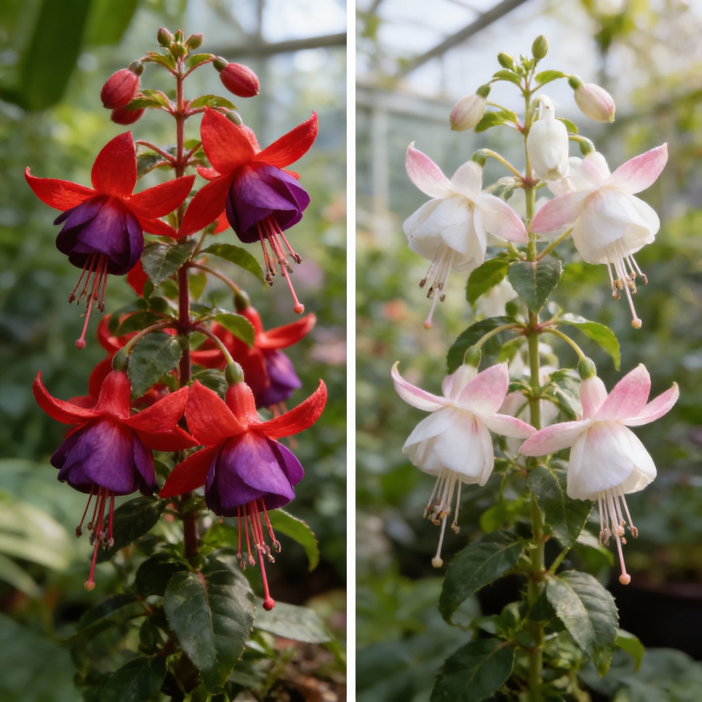 Red and White Fuchsias Seeds for Planting