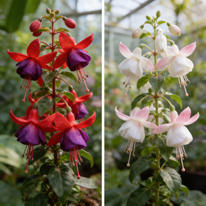 Red and White Fuchsias Seeds for Planting