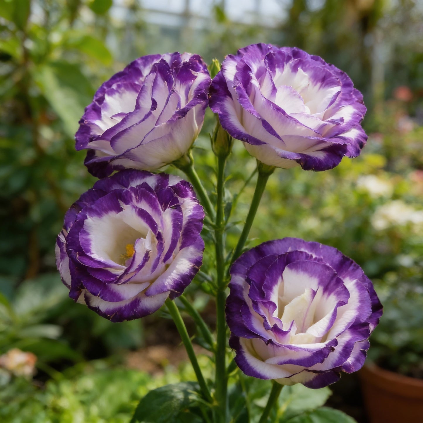 Eustoma Flower Seeds for Planting - Vibrant Orange Blooms for a Beautiful Garden