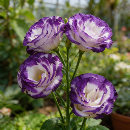 Eustoma Flower Seeds for Planting - Vibrant Orange Blooms for a Beautiful Garden