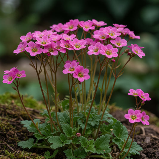 Saxifrage Rose Flower Seeds for Planting - Vibrant Garden Blooms