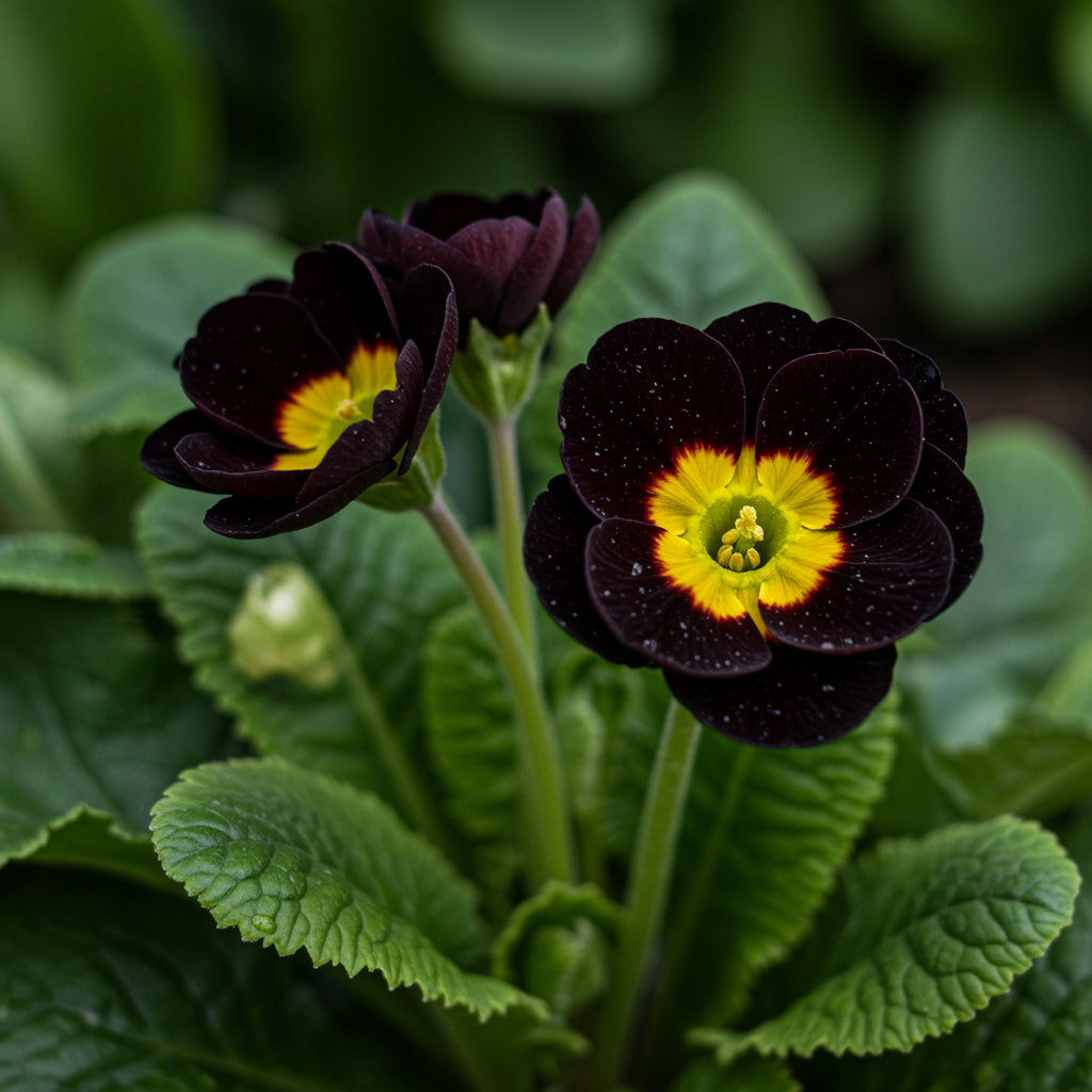 Primula Auricula Black Flower Seeds - Easy Planting