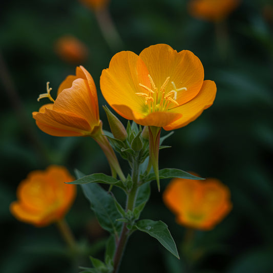 Orange Evening Primrose Seeds for Planting  Bright Blooms, Easy to Grow
